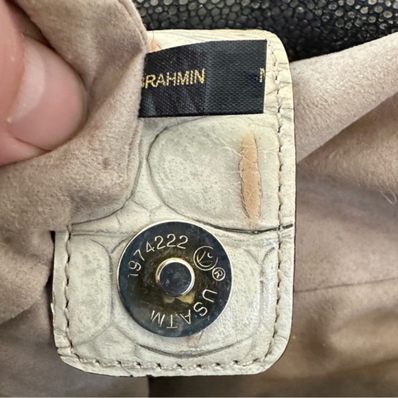 Brahmin Vintage Kylie Oyster Tri-Tone Melbourne Leather - Picture 9 of 15